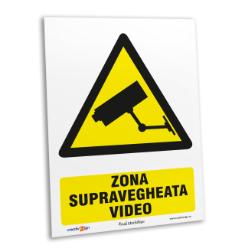 indicator zona supravegheata video <span class=