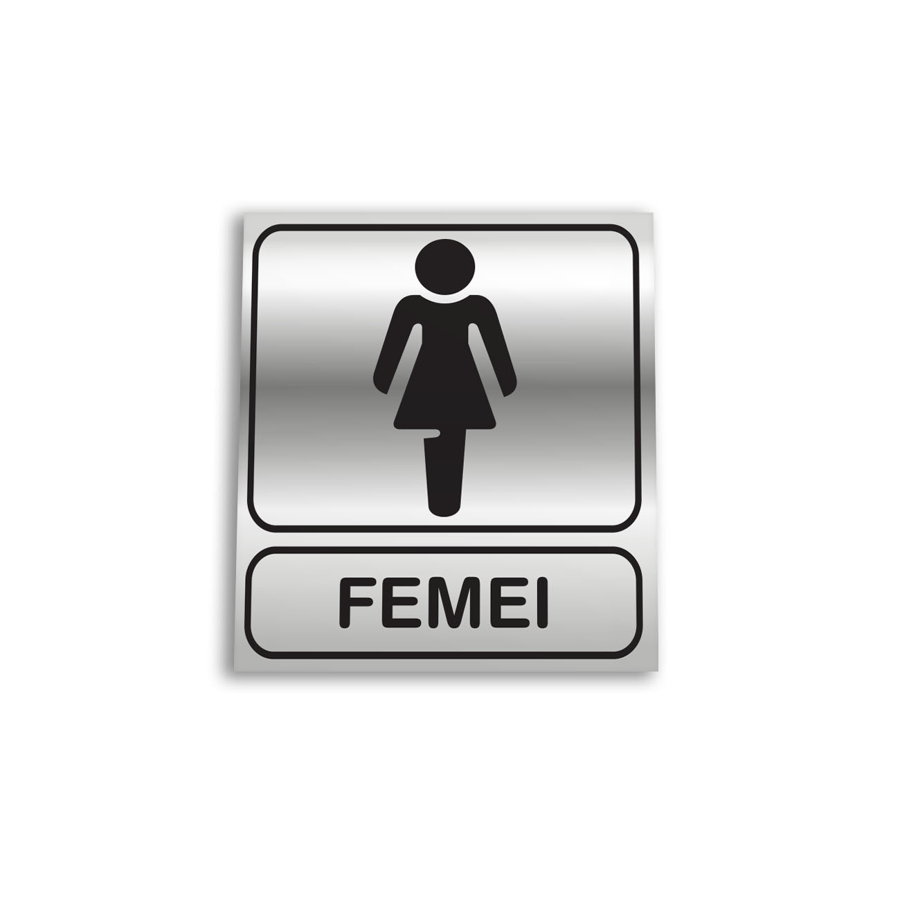 plenty transmission please confirm www.semne-indicatoare.ro - Produs: panou aluminiu toaleta femei <span  class="product-display-code">(AL0108)</span>