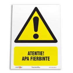 indicator atentie apa fierbinte <span class=