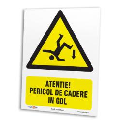 pericol de cadere in gol <span class=