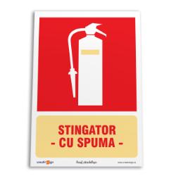indicator stingator cu spuma <span class=