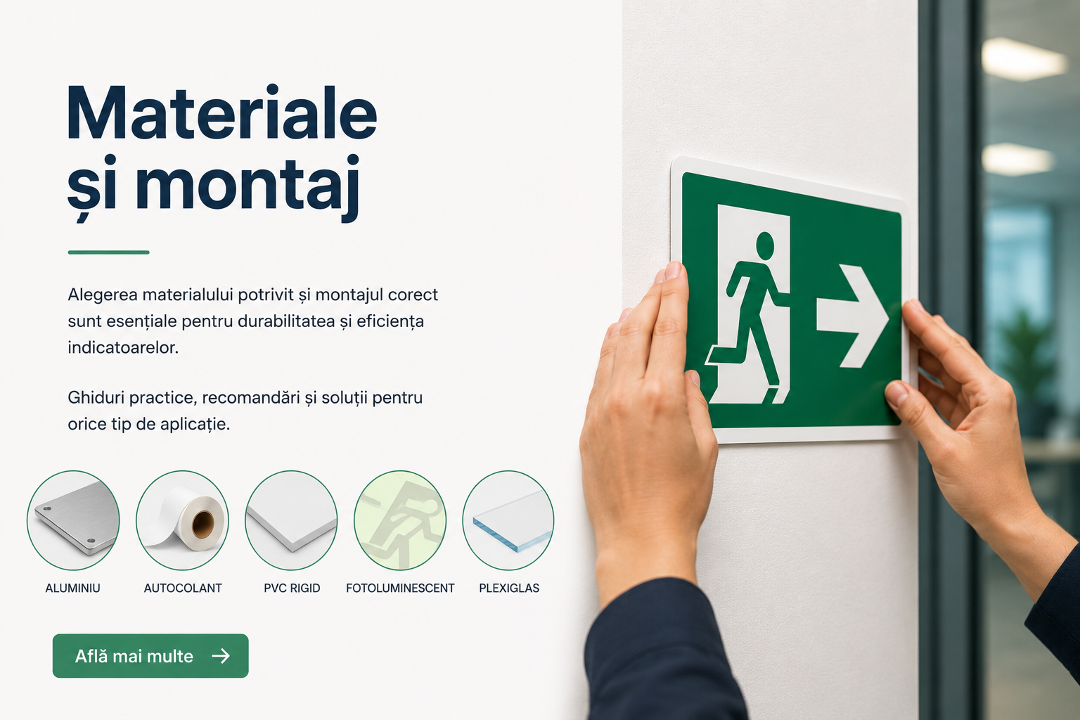 Materiale si montaj
